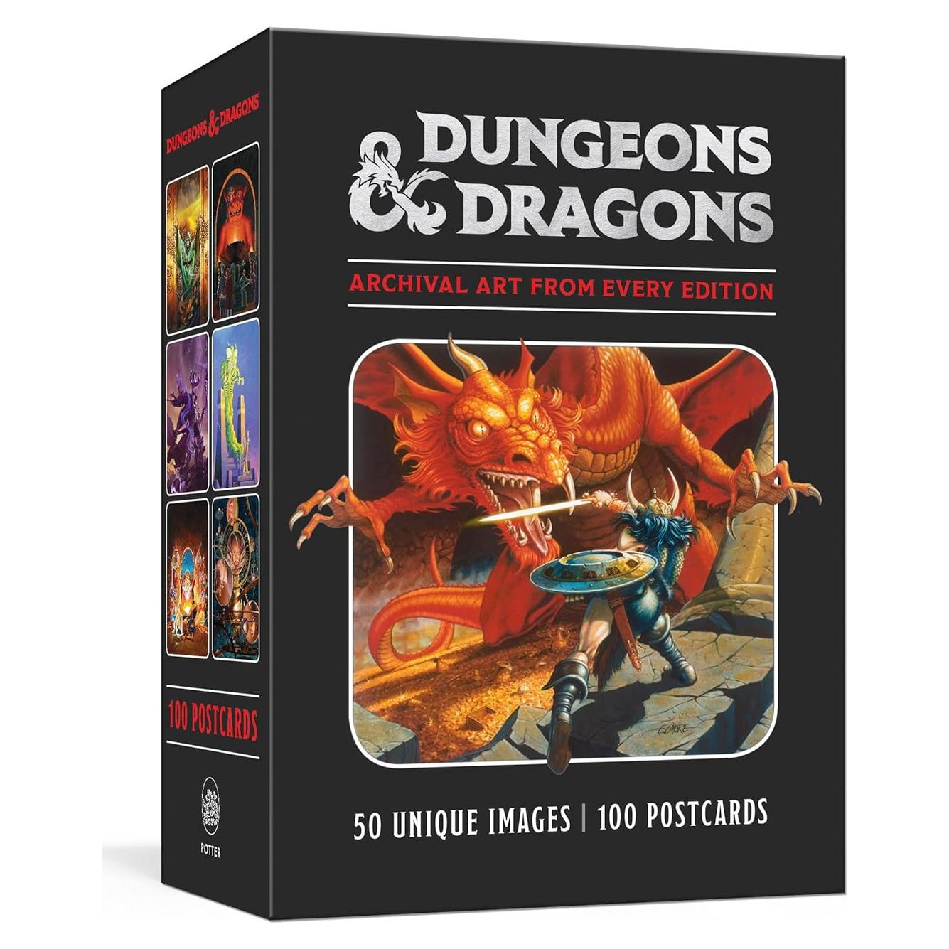 Dungeons & Dragons 100 Postcards: Archival Art from Every Edition