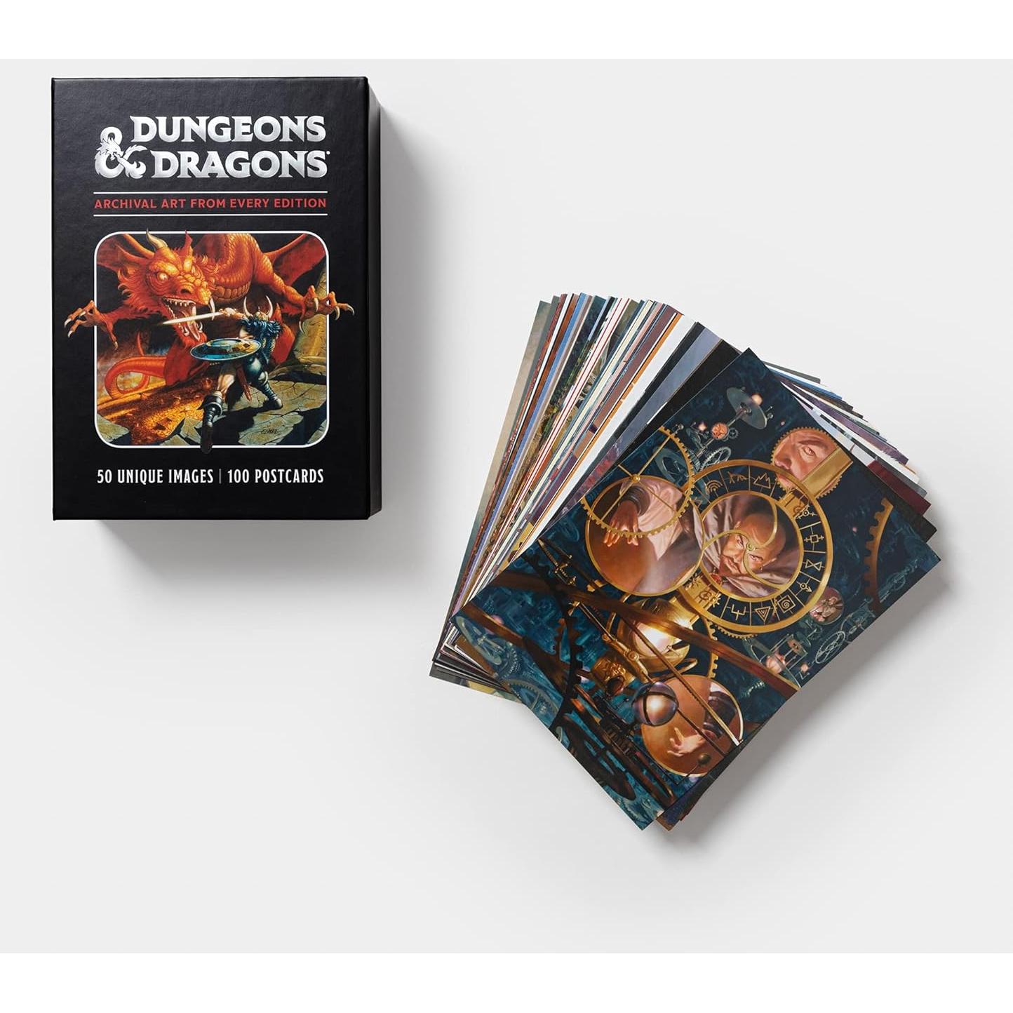 Dungeons & Dragons 100 Postcards: Archival Art from Every Edition