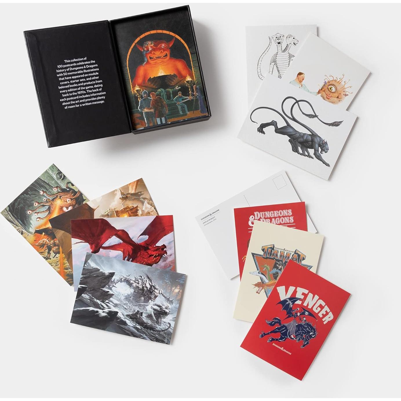 Dungeons & Dragons 100 Postcards: Archival Art from Every Edition