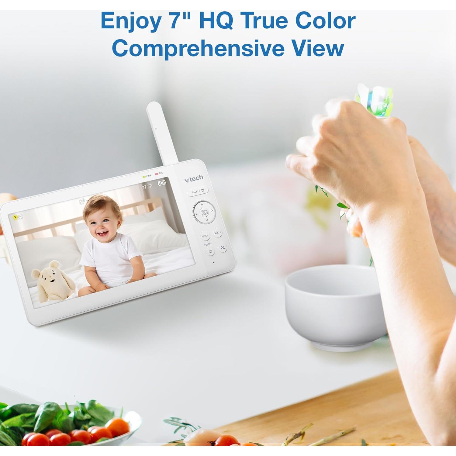 Monitor de Bebé VTech HQ Max Avanzado 7" Pantalla IPS