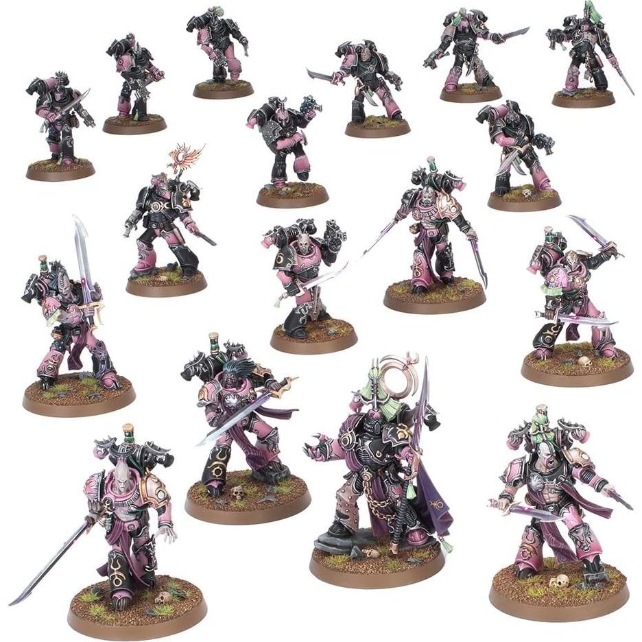 Patrulla de Combate Warhammer Hijos del Emperador 17 Miniaturas