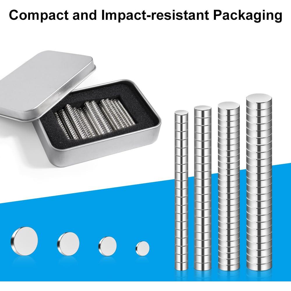 Imanes Mini RHINOCATS 400 Piezas 4 Tamaños Multiuso