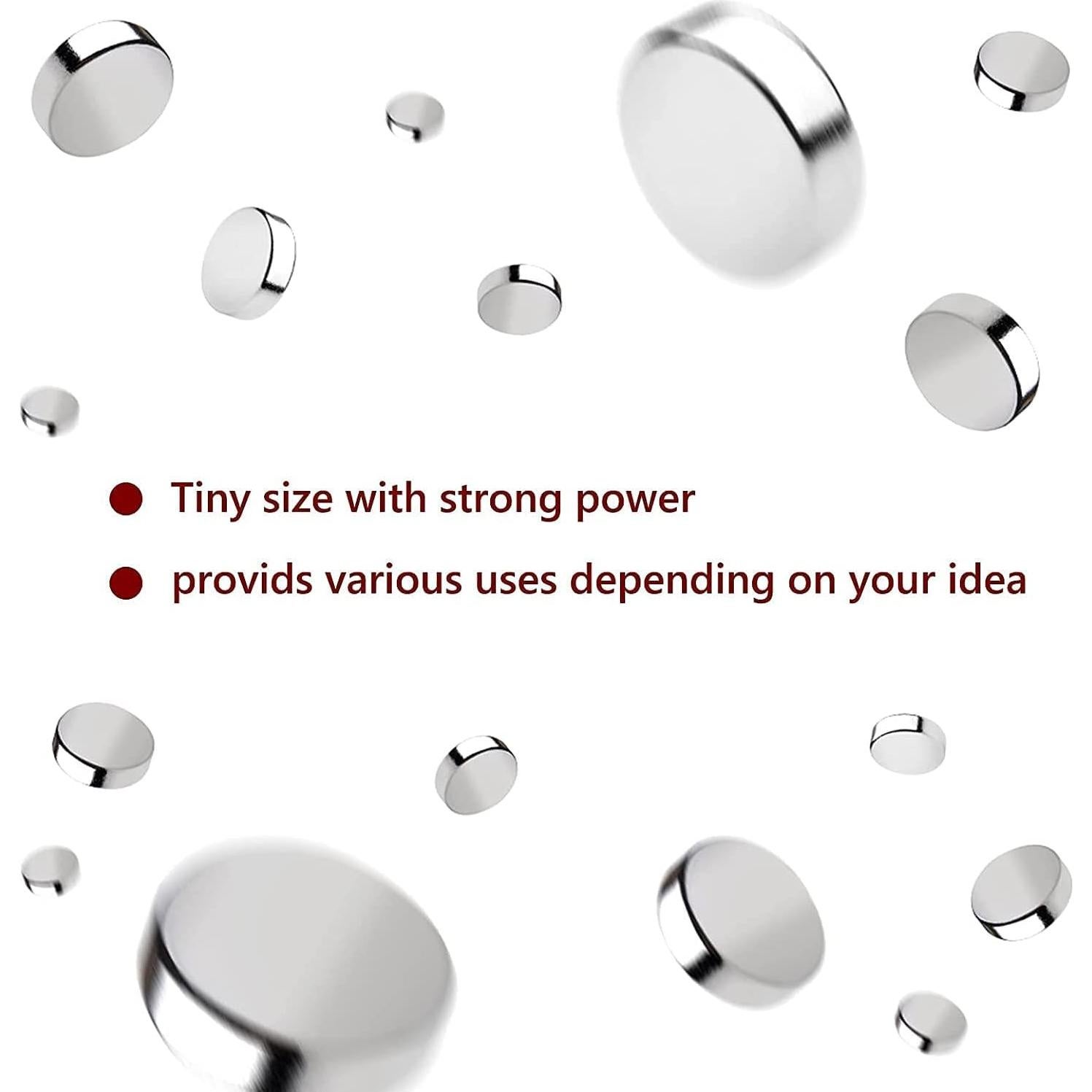 Imanes Mini RHINOCATS 400 Piezas 4 Tamaños Multiuso