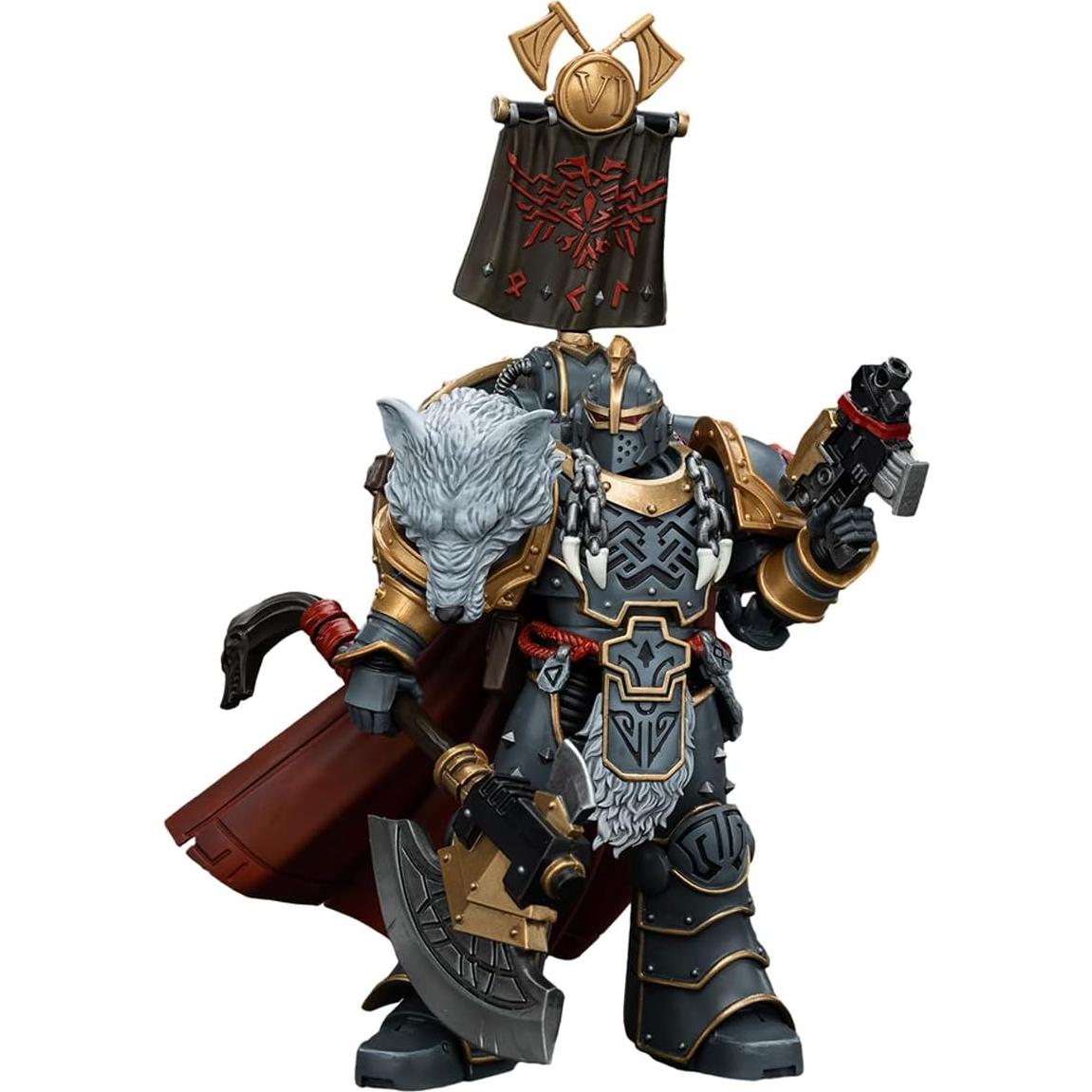 Figura de Acción JOYTOY Warhammer 40K Lobos Espaciales 12 cm