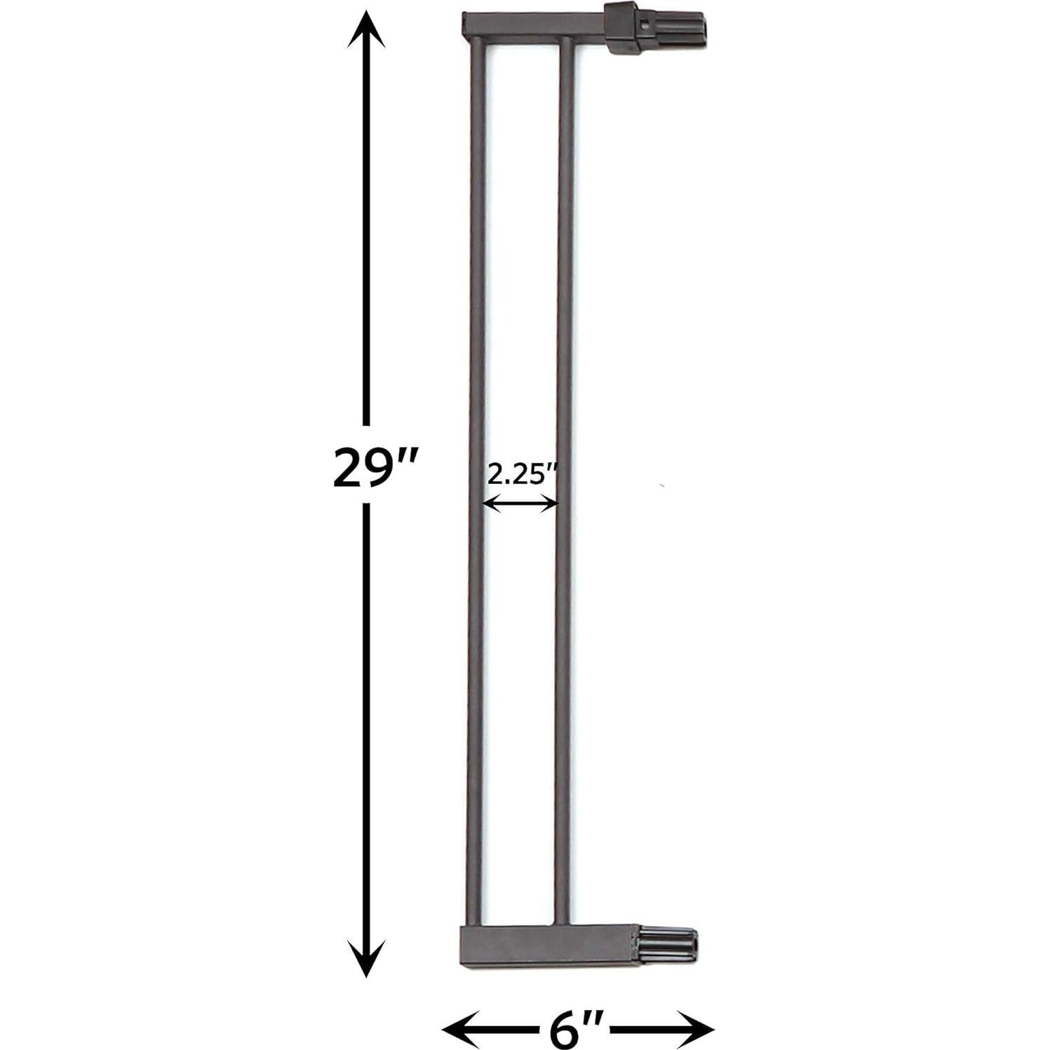 Extensión de Puerta para Mascotas MidWest 15,24 cm Grafito