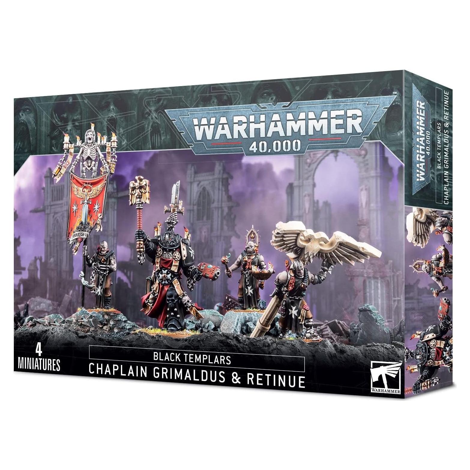 Miniaturas Games Workshop Templarios Negros Grimaldus 40mm