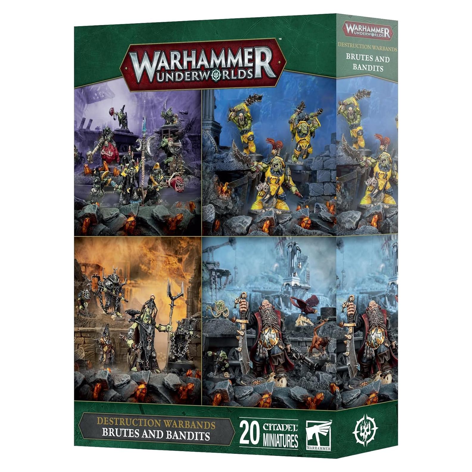 Warhammer Underworlds Brutos y Bandidos - 20 Miniaturas