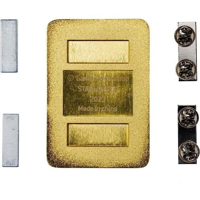 Insignia de Pin Starforged Adeptus Mechanicus 8x3.5cm