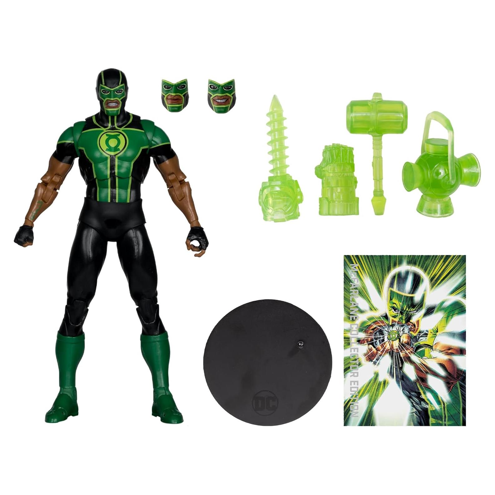 Figura Linterna Verde Simon Baz McFarlane Toys 18 cm Detallada