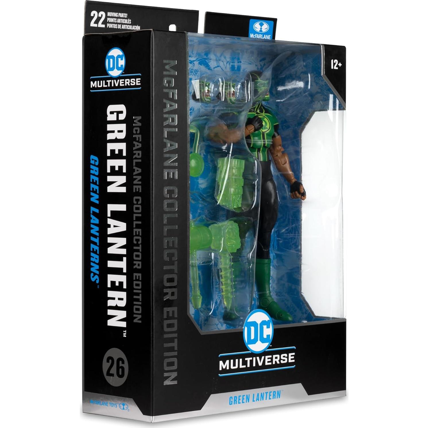 Figura Linterna Verde Simon Baz McFarlane Toys 18 cm Detallada