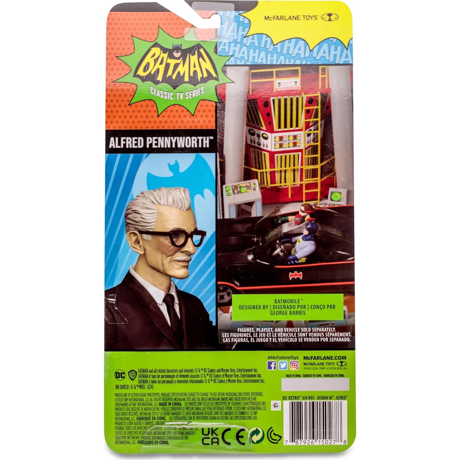 Figura de Acción McFarlane Toys Alfred Pennyworth 15cm
