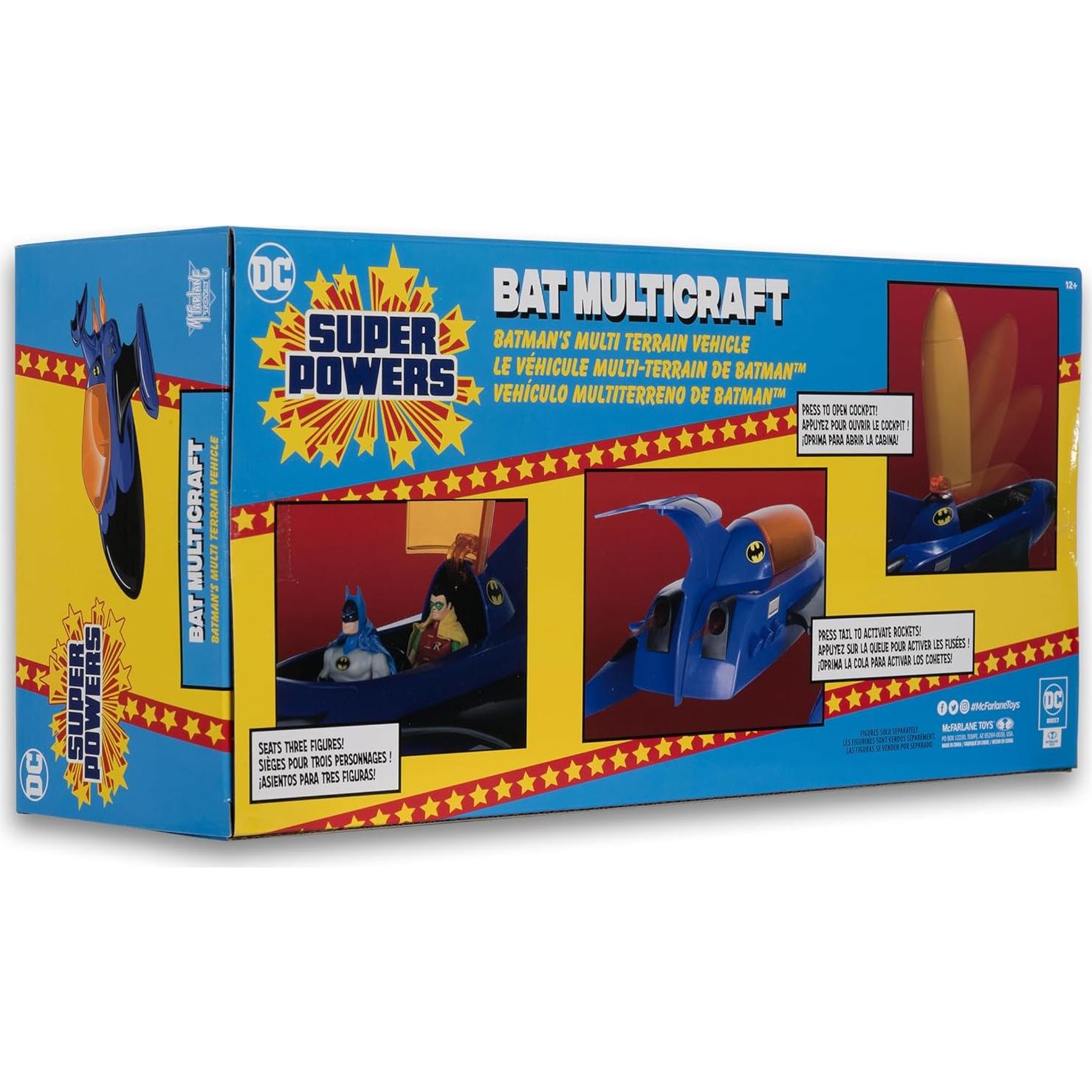 Vehículo Multiterreno Bat Multicraft McFarlane Toys 10x35cm