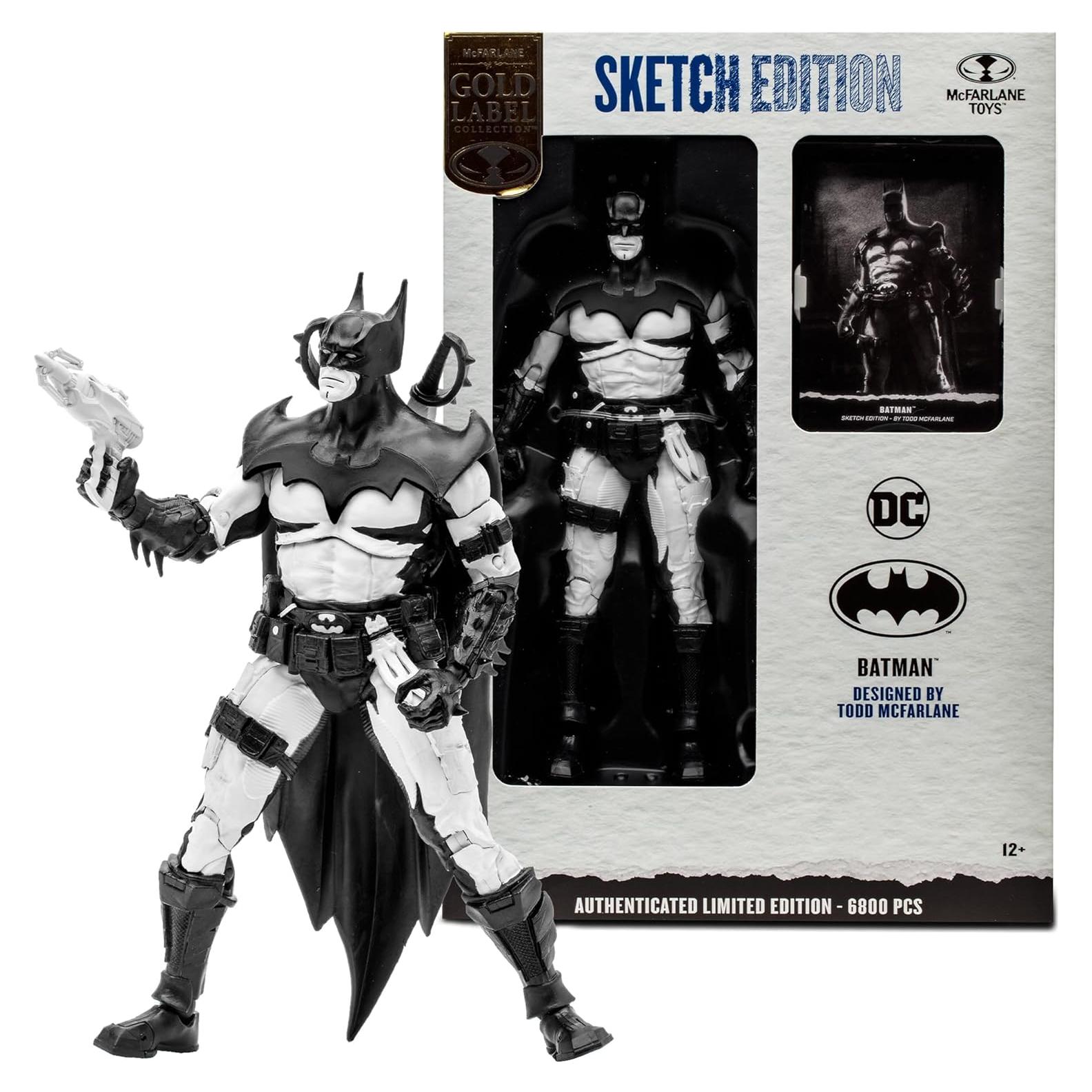 Figura Batman McFarlane 19 cm Artista Boceto Accesorios
