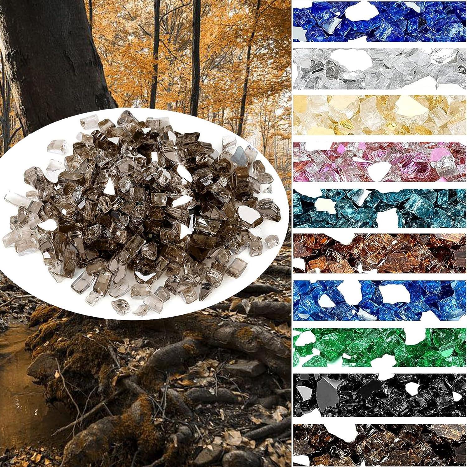 Vidrio para Fuego Onlyfire 4,54 kg Bronce 0,64 cm Reflectante