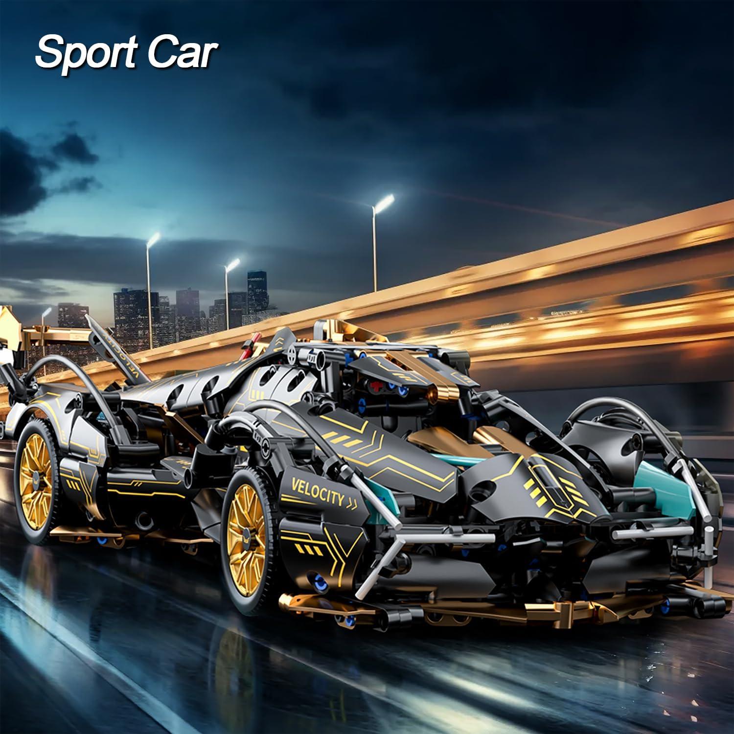 Bloques de Construcción Auto Deportivo PinkBee 1:14 967 Piezas