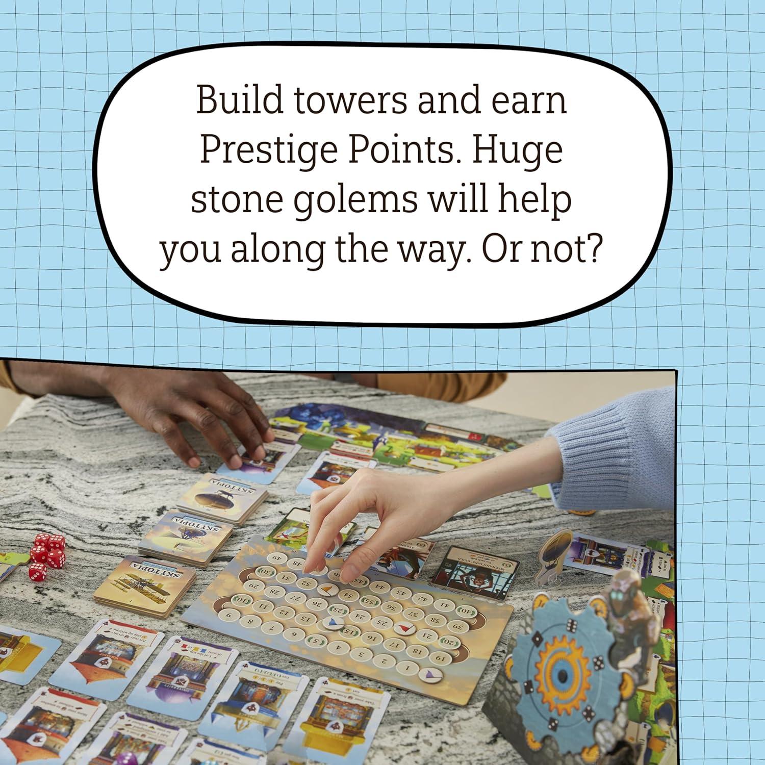 SkyTopia | Juego de Mesa de Estrategia | 2-4 Jugadores | 60 Min