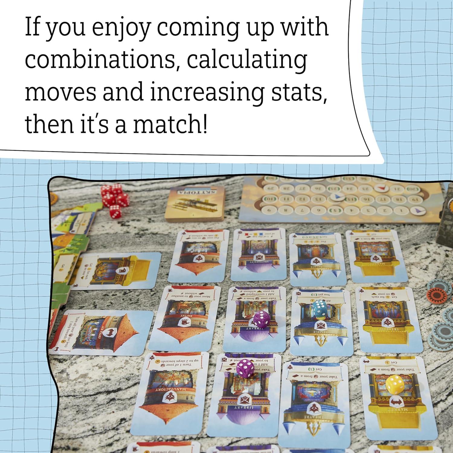 SkyTopia | Juego de Mesa de Estrategia | 2-4 Jugadores | 60 Min