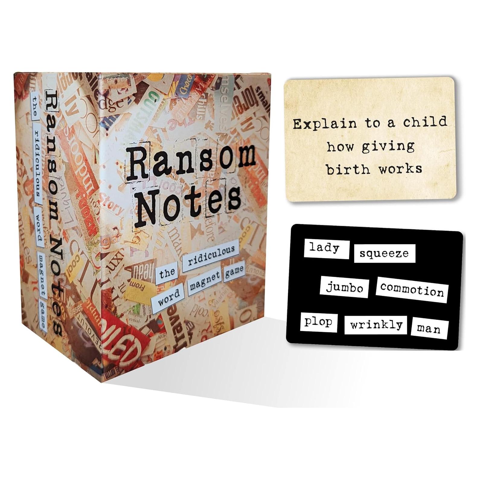 Juego de Fiesta Notas de Rescate - 840 Imanes de Palabras