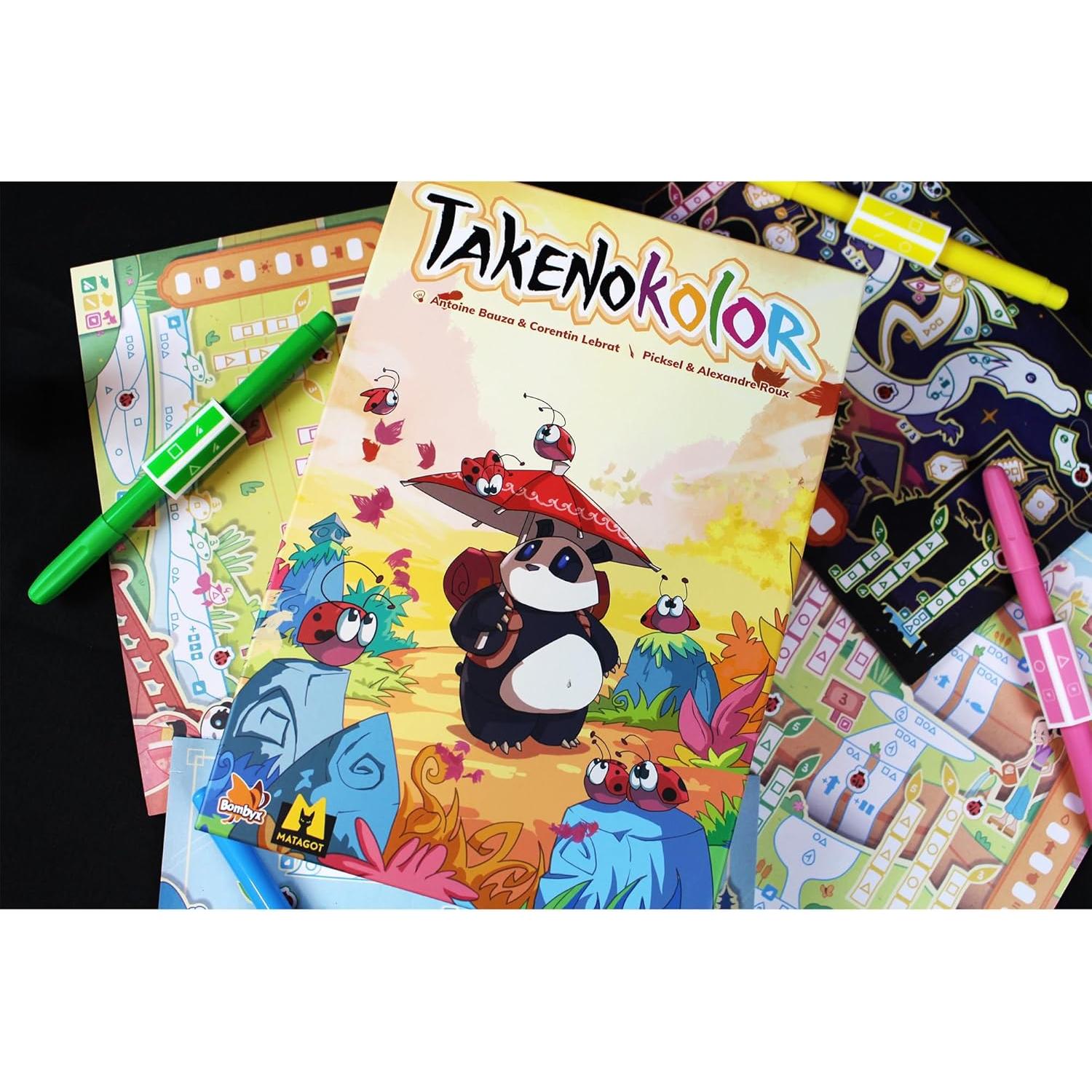 Juego de Mesa Takenokolor - Matagot, Jardín Colorido 2-4 Jugadores