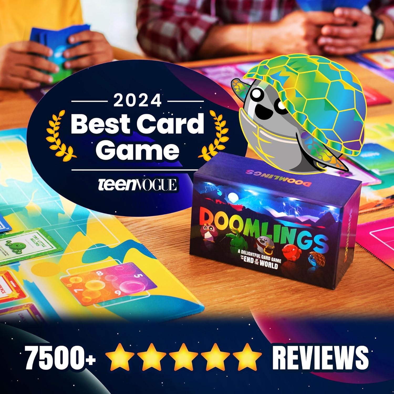 Doomlings Juego de Cartas - Estrategia para 2-6 Jugadores