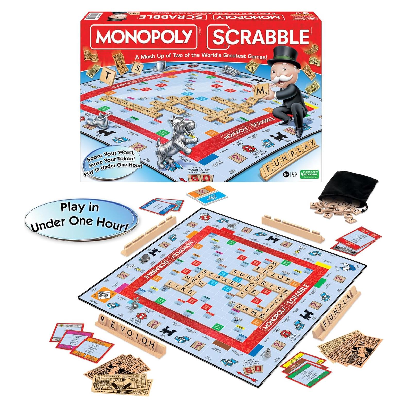 Juego de Monopoly Scrabble Winning Moves - 2 a 4 Jugadores