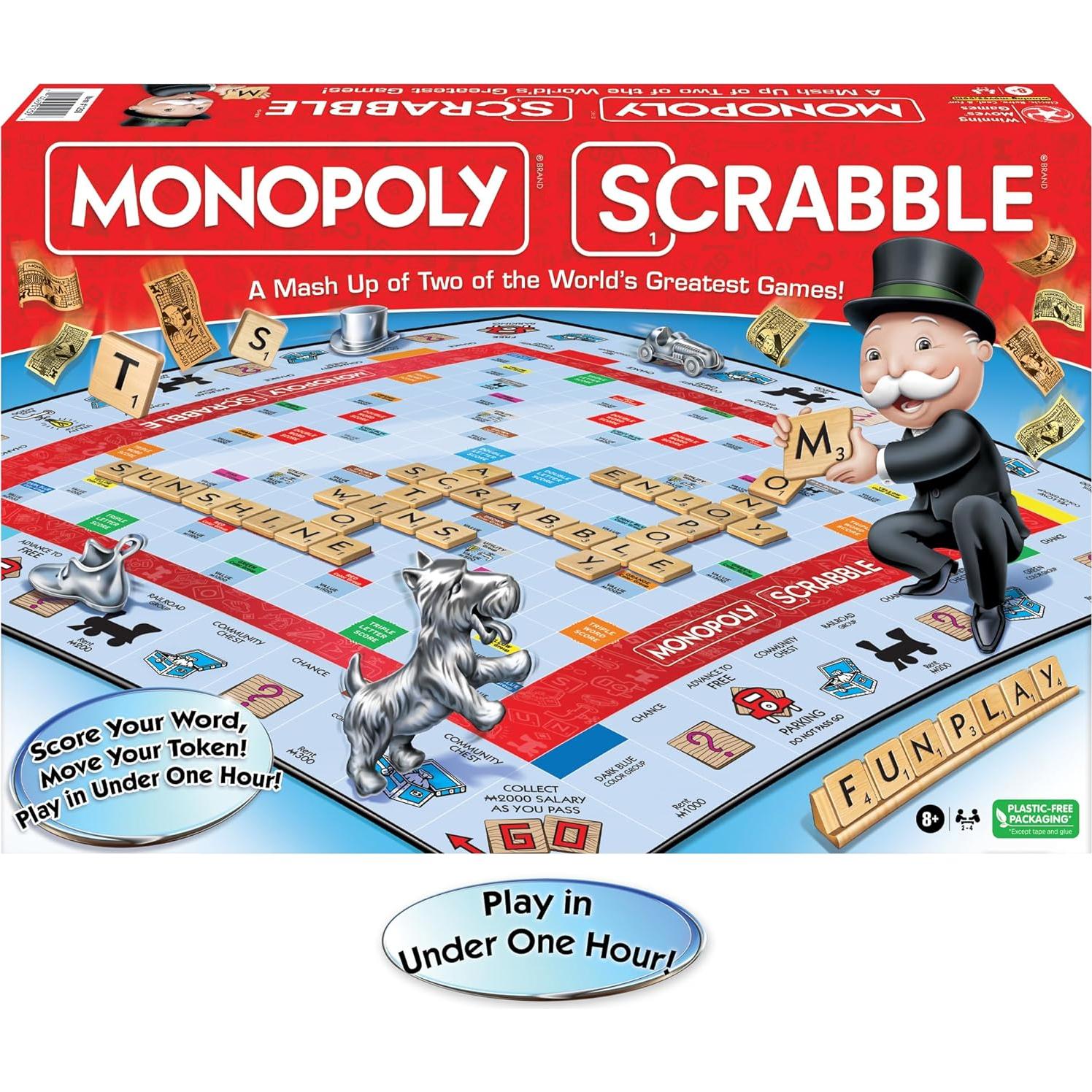 Juego de Monopoly Scrabble Winning Moves - 2 a 4 Jugadores