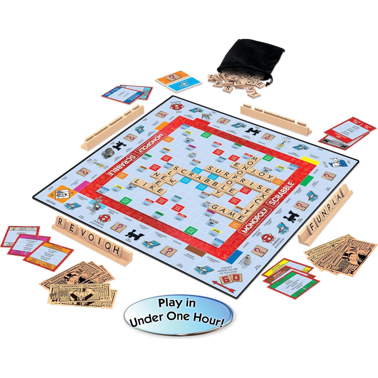 Juego de Monopoly Scrabble Winning Moves - 2 a 4 Jugadores