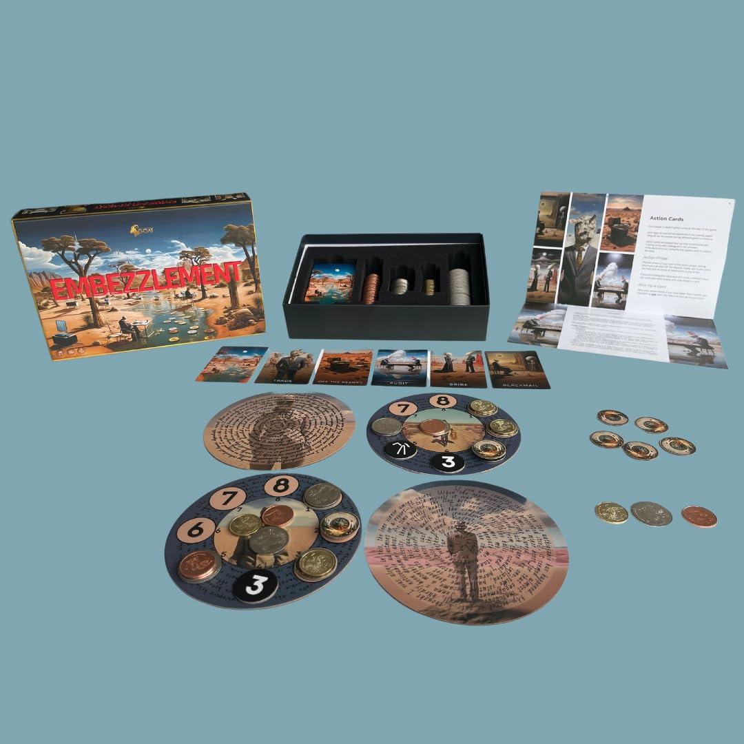 Juego de Mesa Embezzlement Whispering Goat 2-4 Jugadores