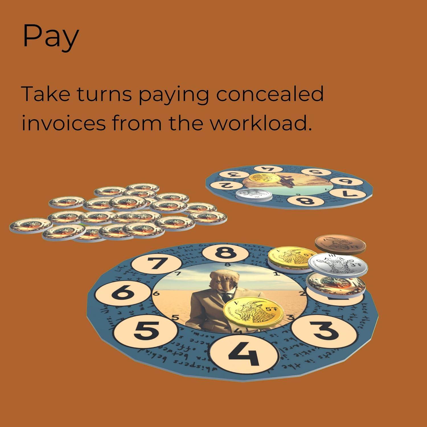 Juego de Mesa Embezzlement Whispering Goat 2-4 Jugadores