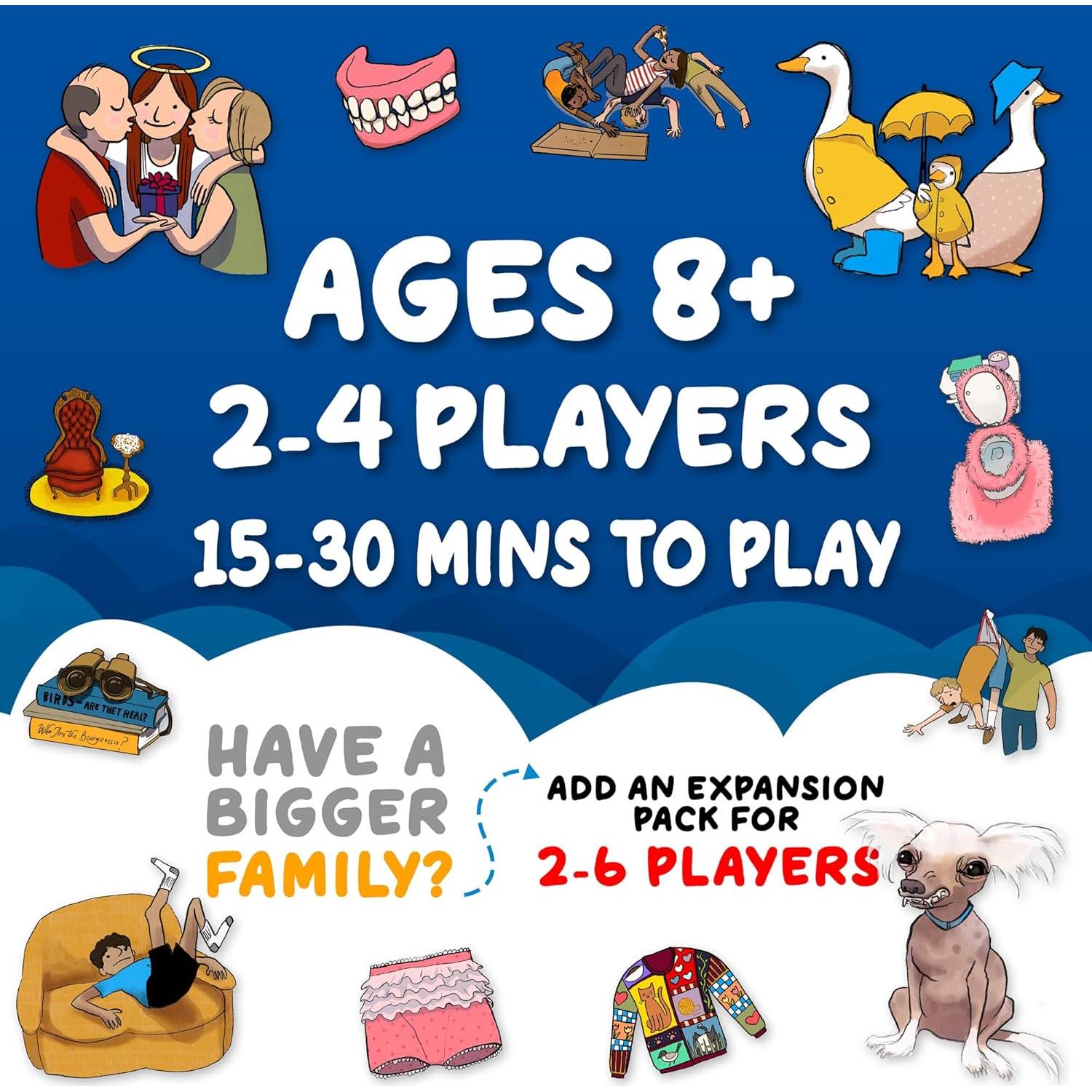 Juego de Cartas de Herencia Abuela Muerta V1 para 2-4 Jugadores