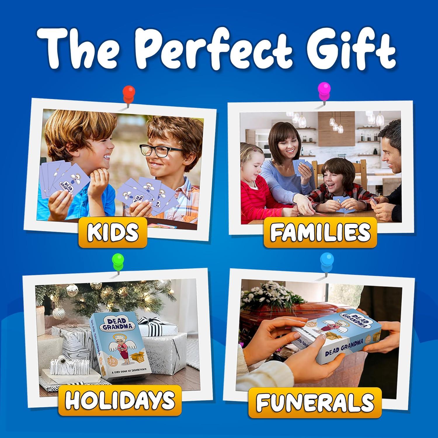 Juego de Cartas de Herencia Abuela Muerta V1 para 2-4 Jugadores