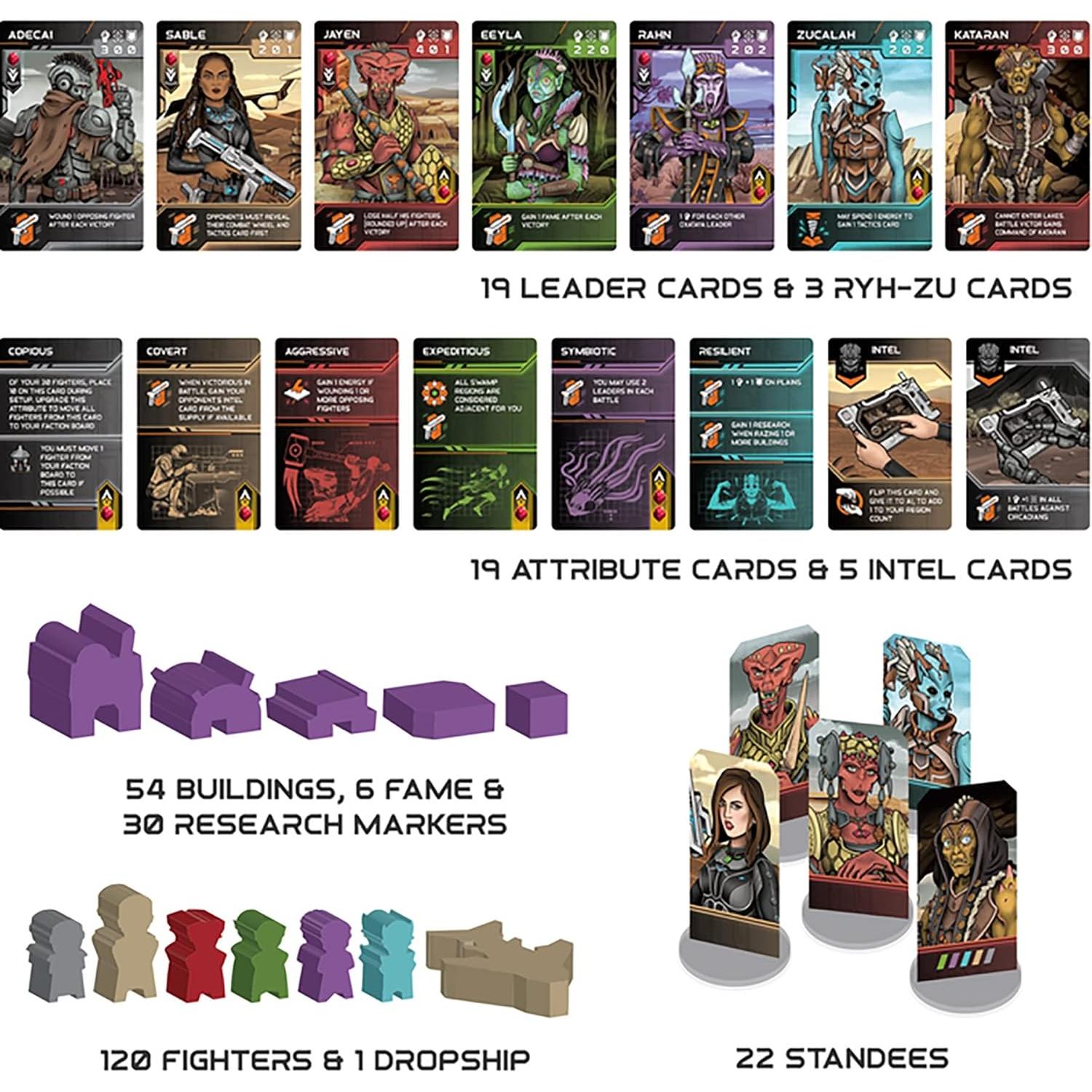 Juego de Mesa Circadians: Caos Orden - Renegade Game Studios