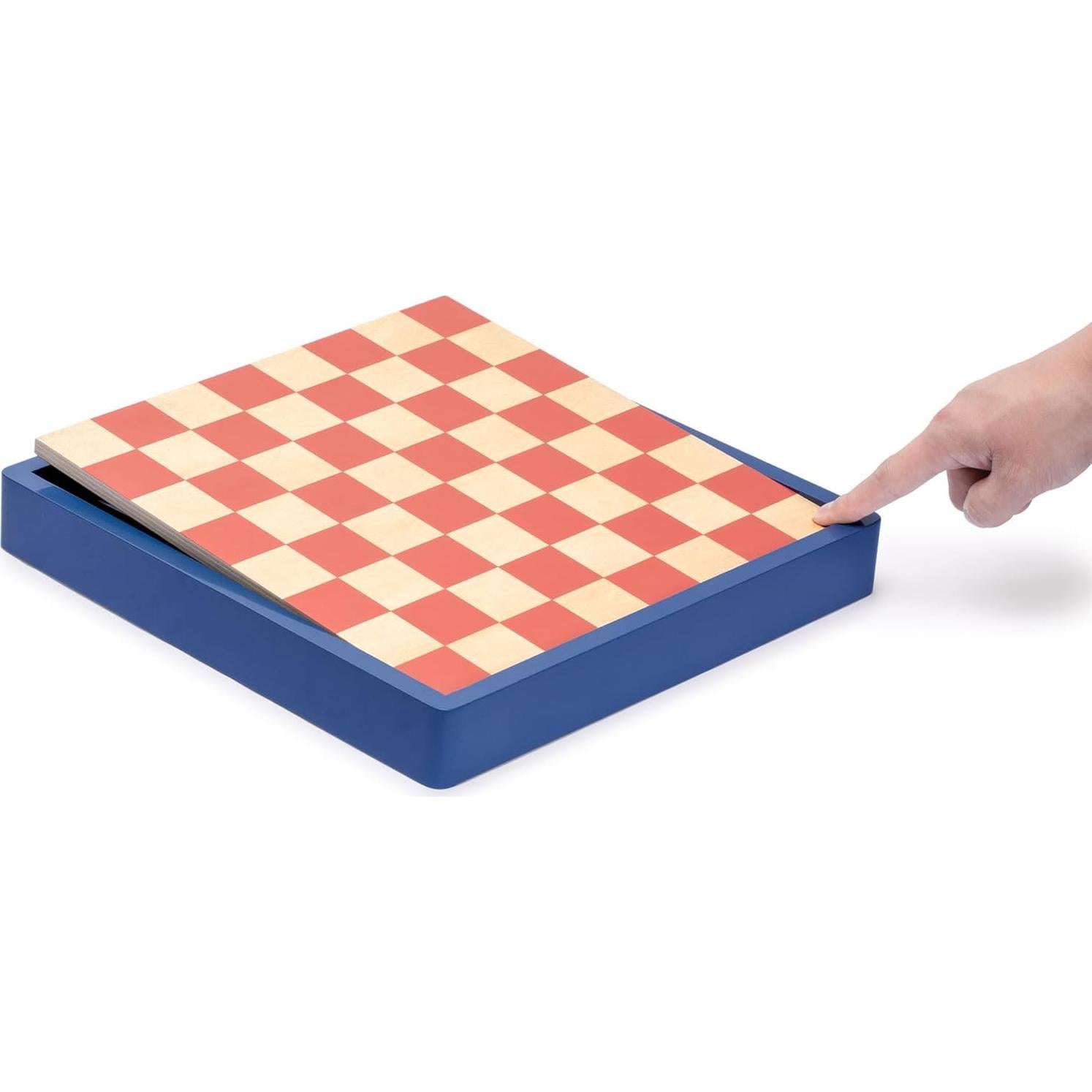 Juego de Ajedrez y Damas 2-en-1 Yellow Mountain 30 cm