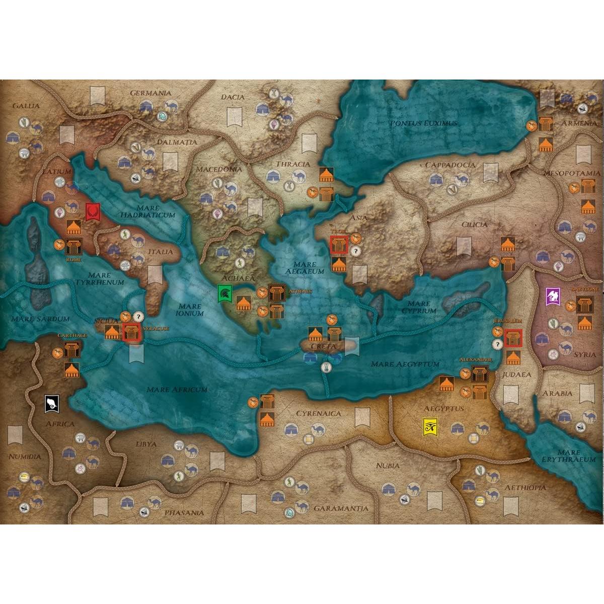Juego de Mesa Mare Nostrum - Imperios para 3-5 Jugadores