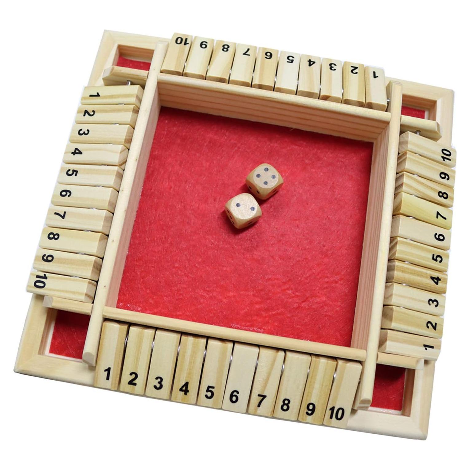 Juego de Mesa Cierra La Caja DC-BEAUTIFUL Madera Rojo