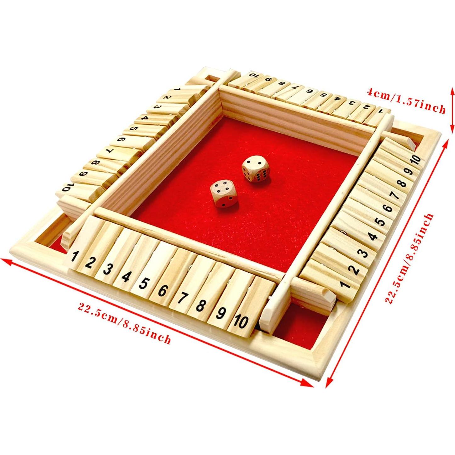 Juego de Mesa Cierra La Caja DC-BEAUTIFUL Madera Rojo