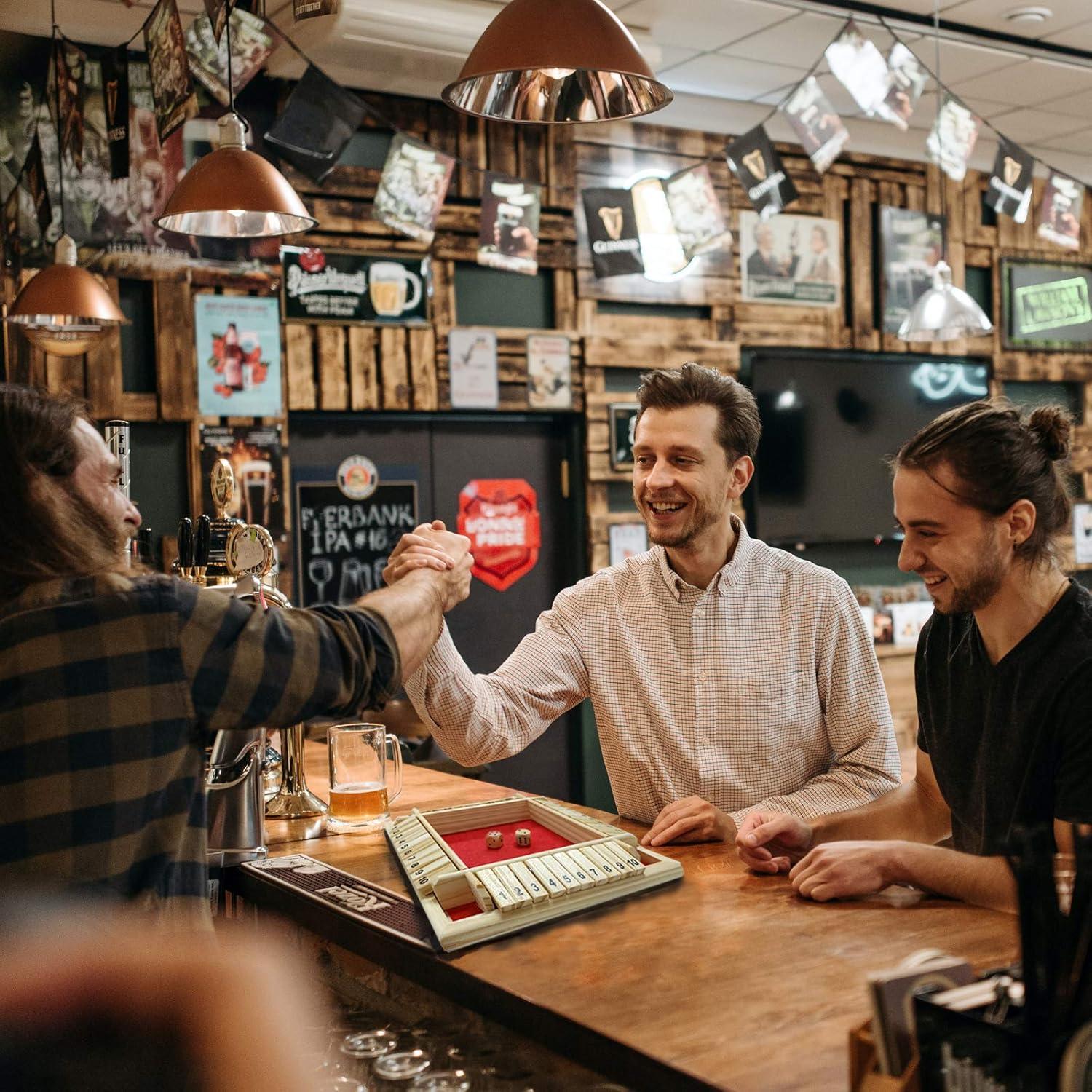 Juego de Mesa Cierra La Caja DC-BEAUTIFUL Madera Rojo