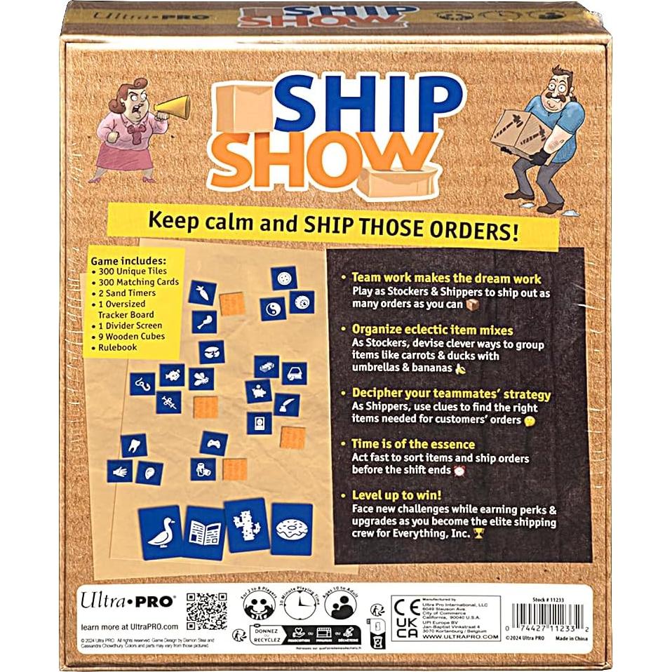 Juego de Mesa Cooperativo Ultra Pro Ship Show! 2-10 Jugadores