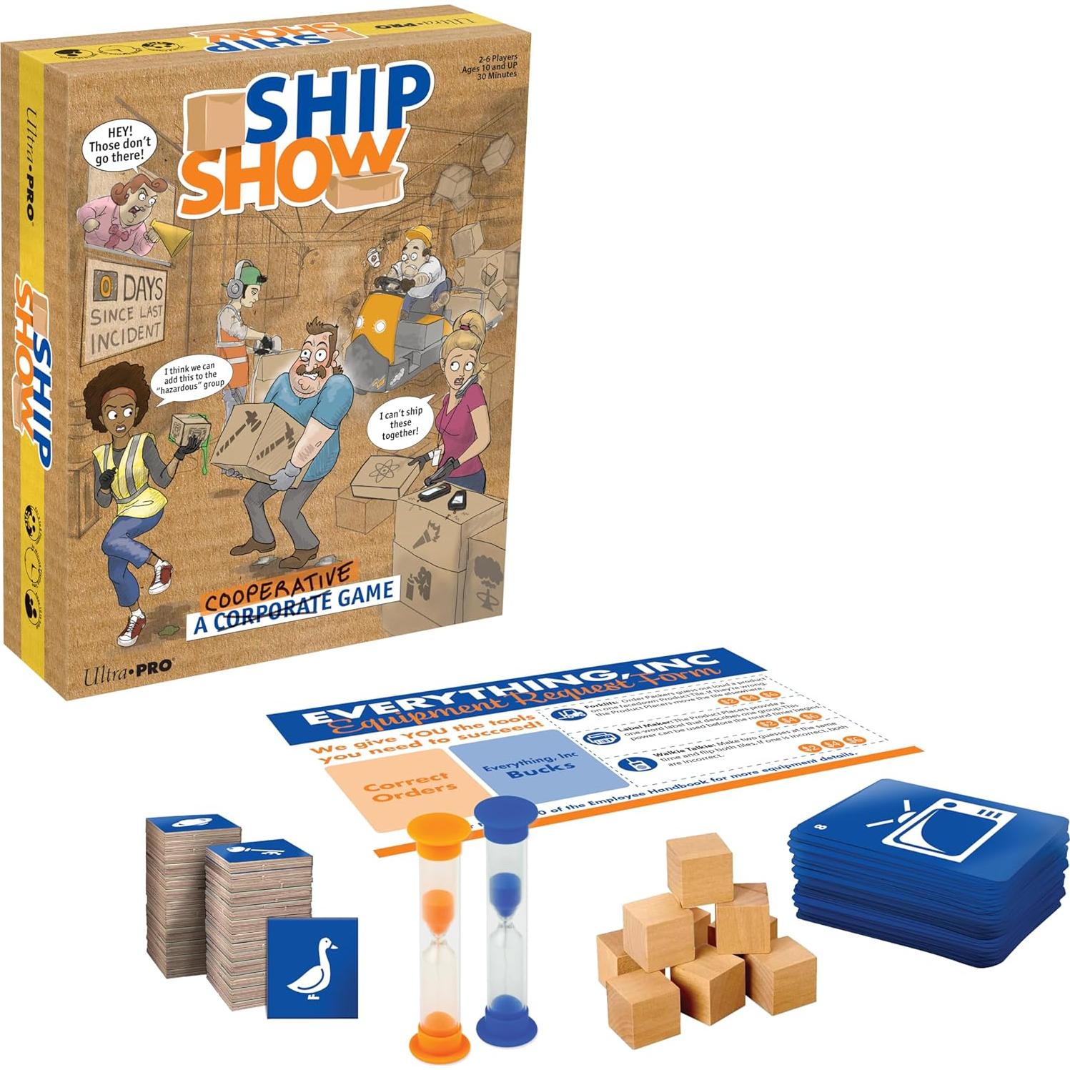 Juego de Mesa Cooperativo Ultra Pro Ship Show! 2-10 Jugadores