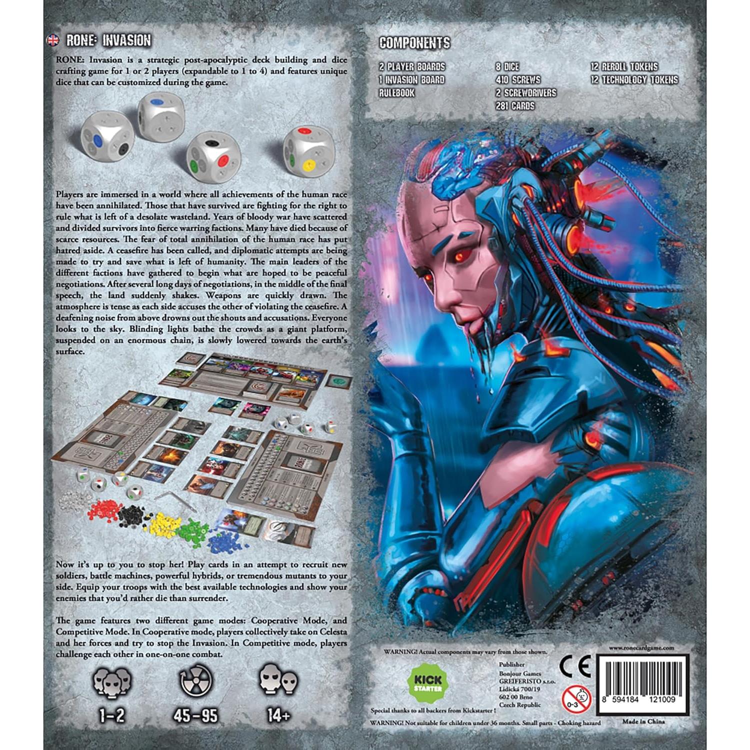 RONE: Invasión - Juego de Mesa Estratégico Post-Apocalíptico