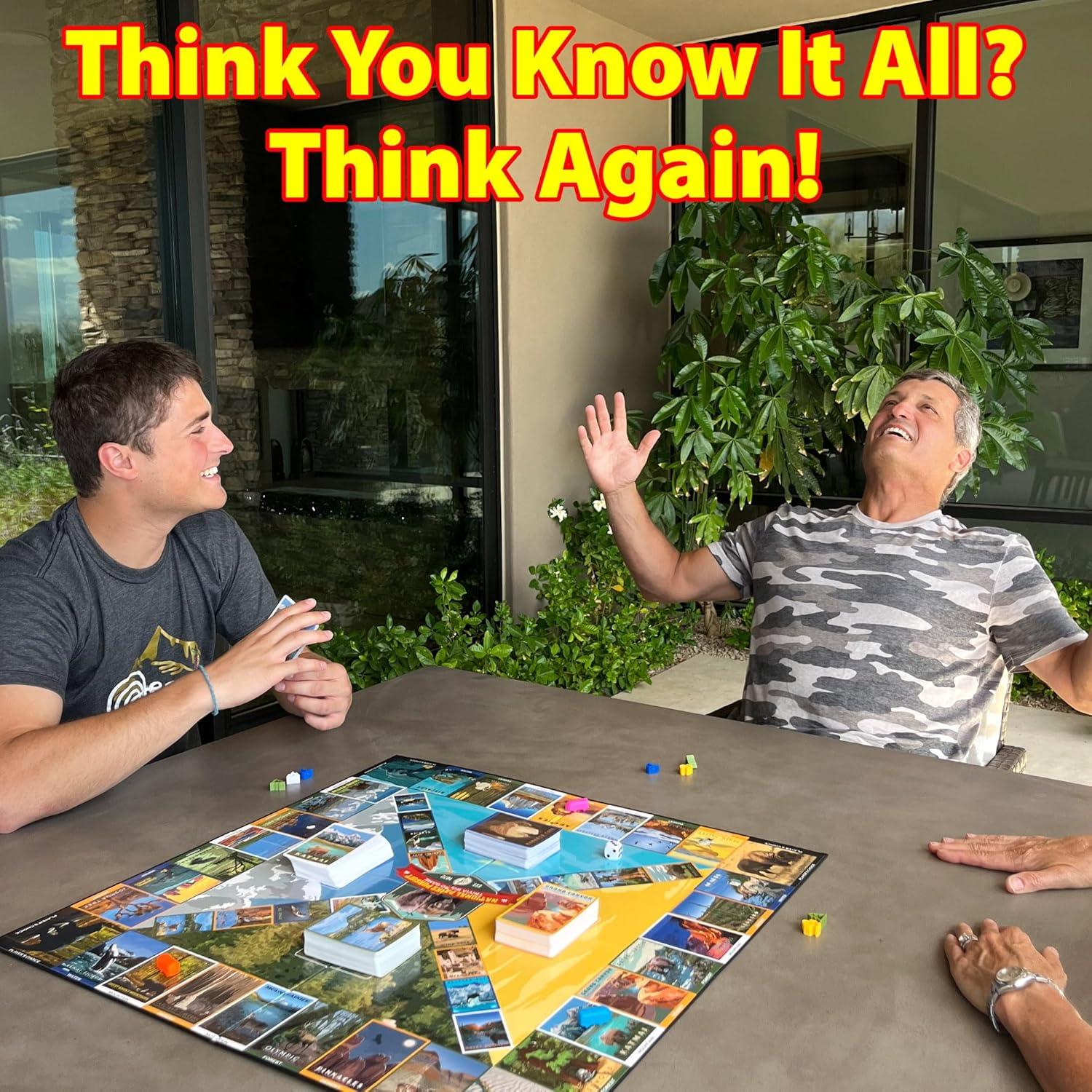 Juego de mesa de trivia Funwares Parques Nacionales 275 preguntas