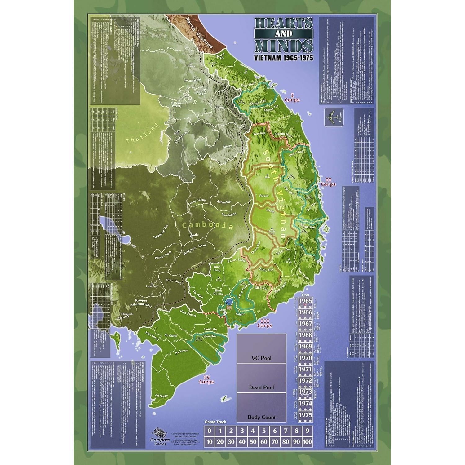 Juego de Mesa Corazones y Mentes CPS 3ra Edición 1965-75
