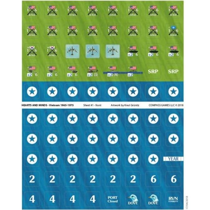 Juego de Mesa Corazones y Mentes CPS 3ra Edición 1965-75