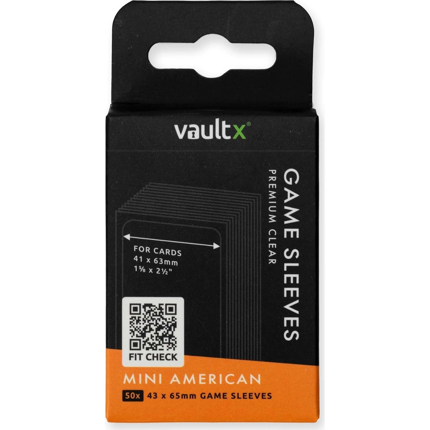 Fundas para Juegos de Mesa Vault X Mini 41x63mm - 50pcs