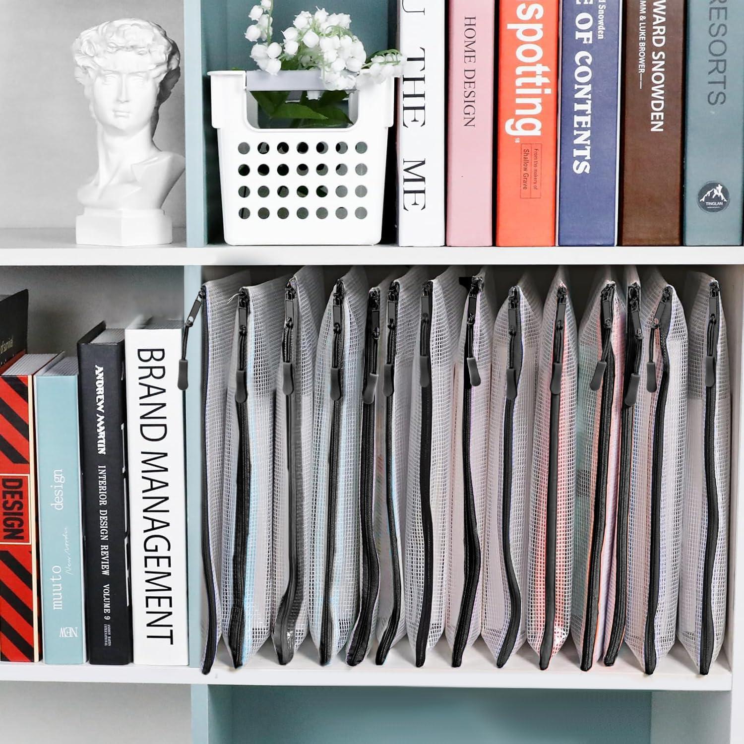 18 Bolsas de Cremallera A4 YOPCDJ Semitransparentes