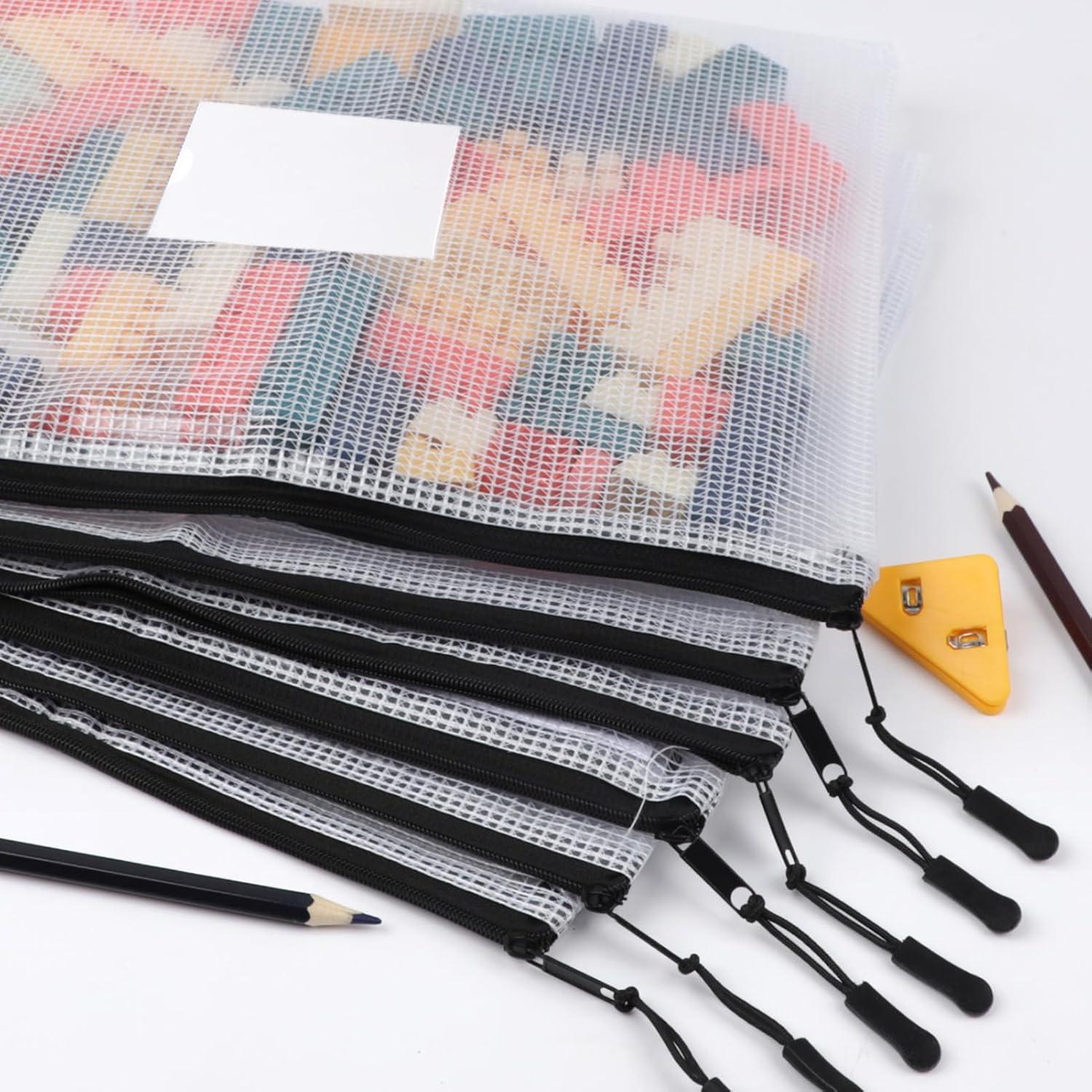 18 Bolsas de Cremallera A4 YOPCDJ Semitransparentes