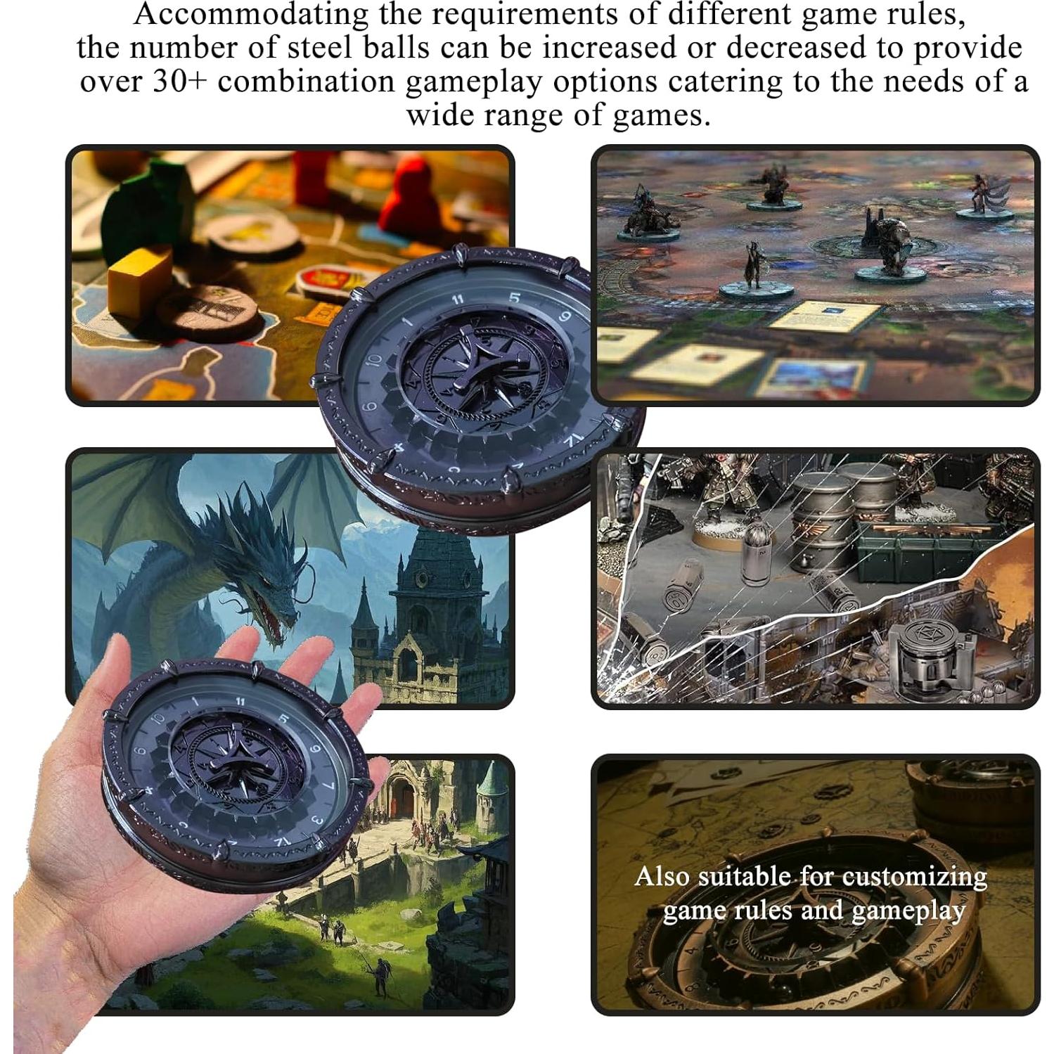 Dados Aleatorios Rey 7-en-2 SIGNALPLUS para D&D