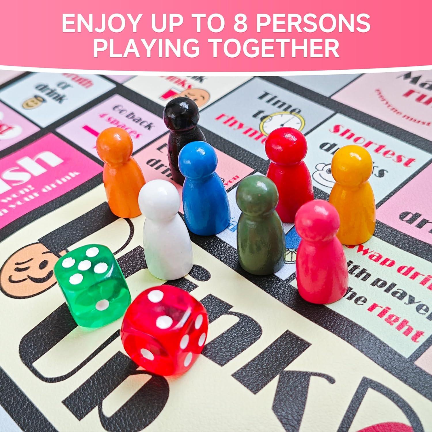 Juego de Mesa Drink Up Gesumu para Fiestas 2-8 Jugadores