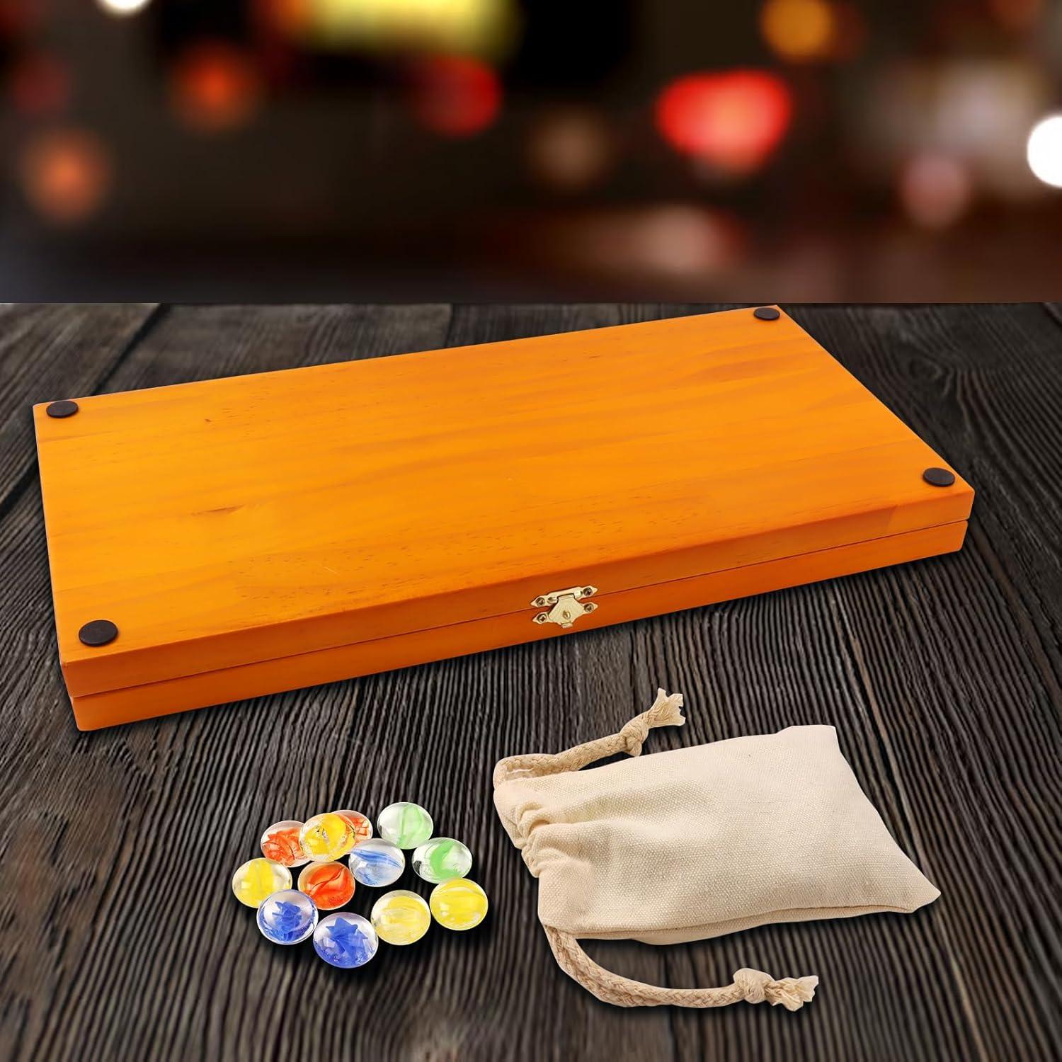 Juego de Mesa Mancala GSE Roble Plegable para 4 Jugadores