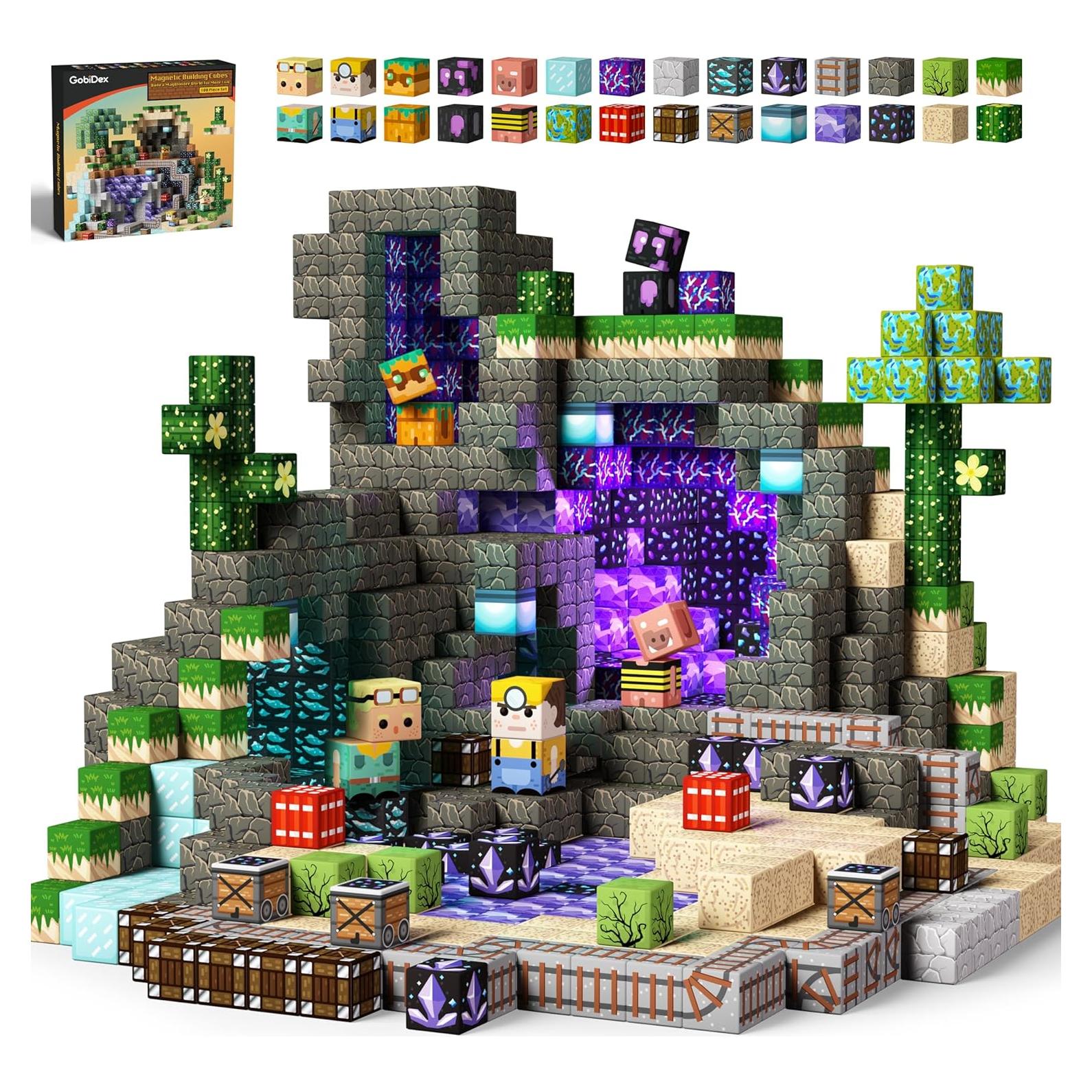 Bloques Magnéticos GobiDex 100PCS Juguete STEM para Niños